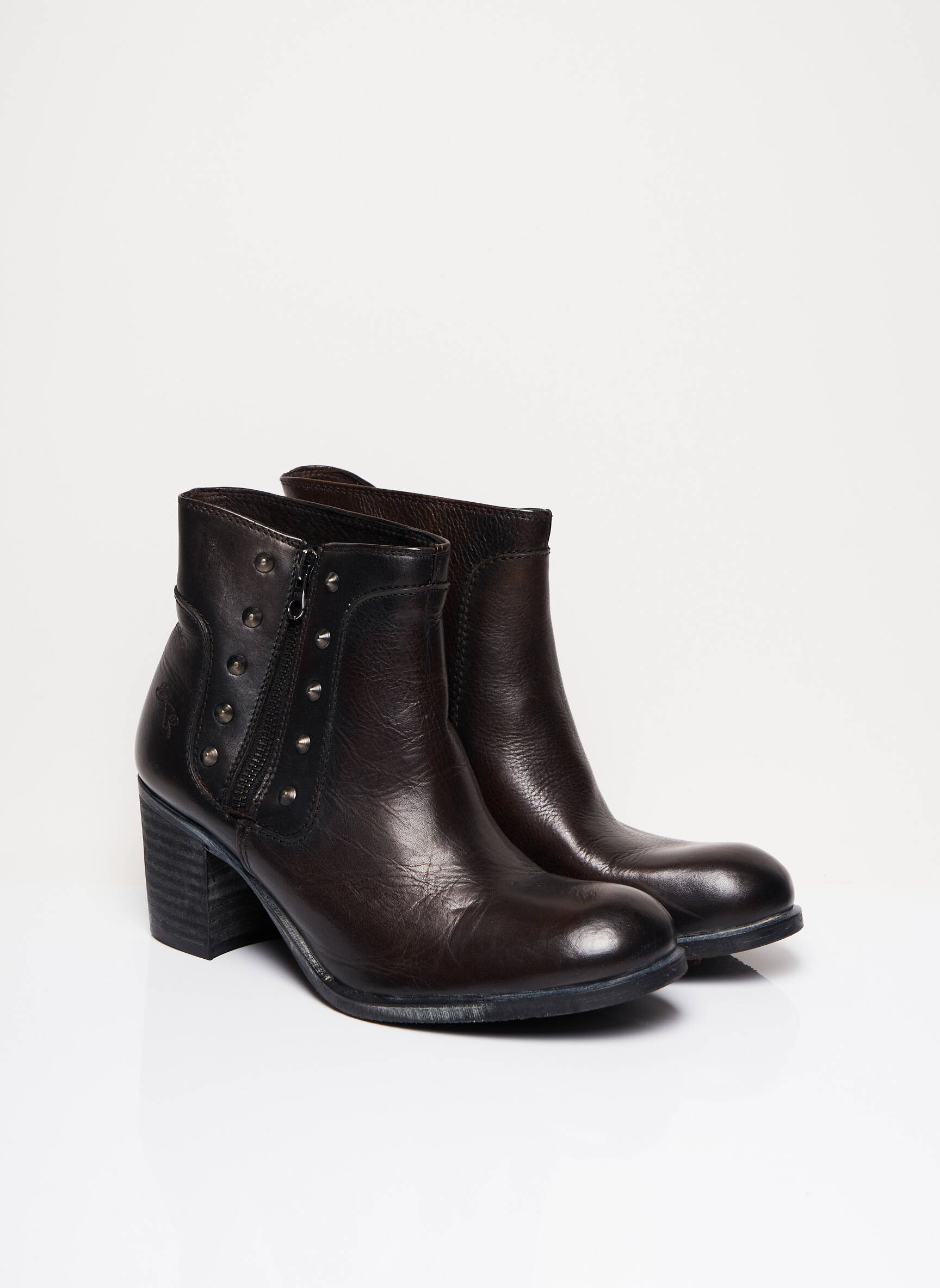Bunker Bottines Femme couleur marron