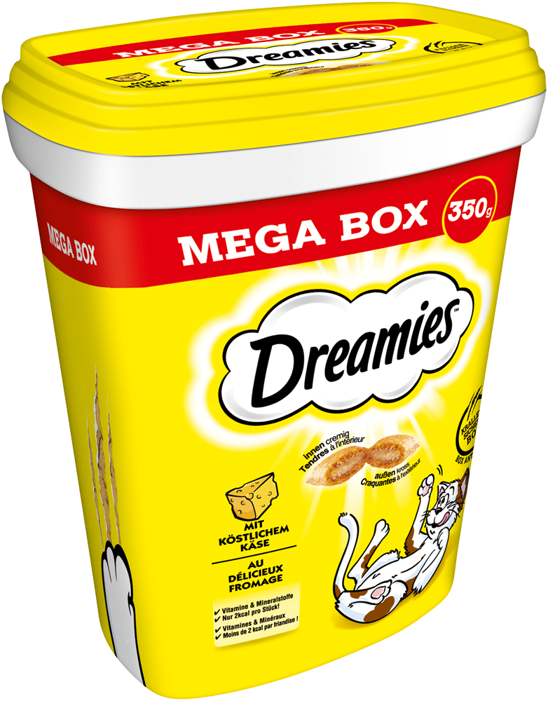 DREAMIES Mega Box mit Käse 350g