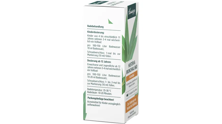 Kneipp Husten 6 Bronchial Bad Arzneibad 100 ml