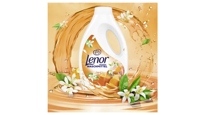 Lenor flüssiges universal Waschmittel Orangenblüte Pfirsich 1 l