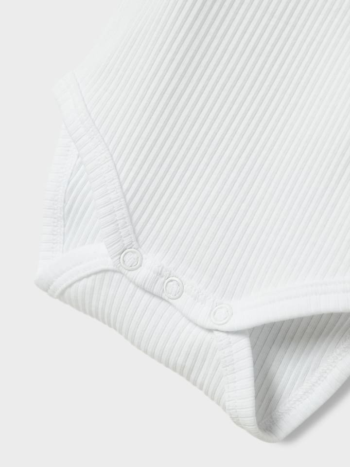 name it Hemdbody NBMFRIMAN LS POLO BODY in bright white/Logo günstig kaufen