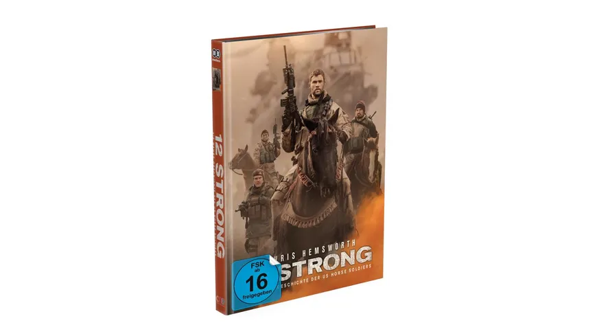12 STRONG – Die wahre Geschichte der US-Horse Soldiers - 2-Disc Mediabook Cover B (4K UHD + Blu-ray) Limited Edition – Uncut