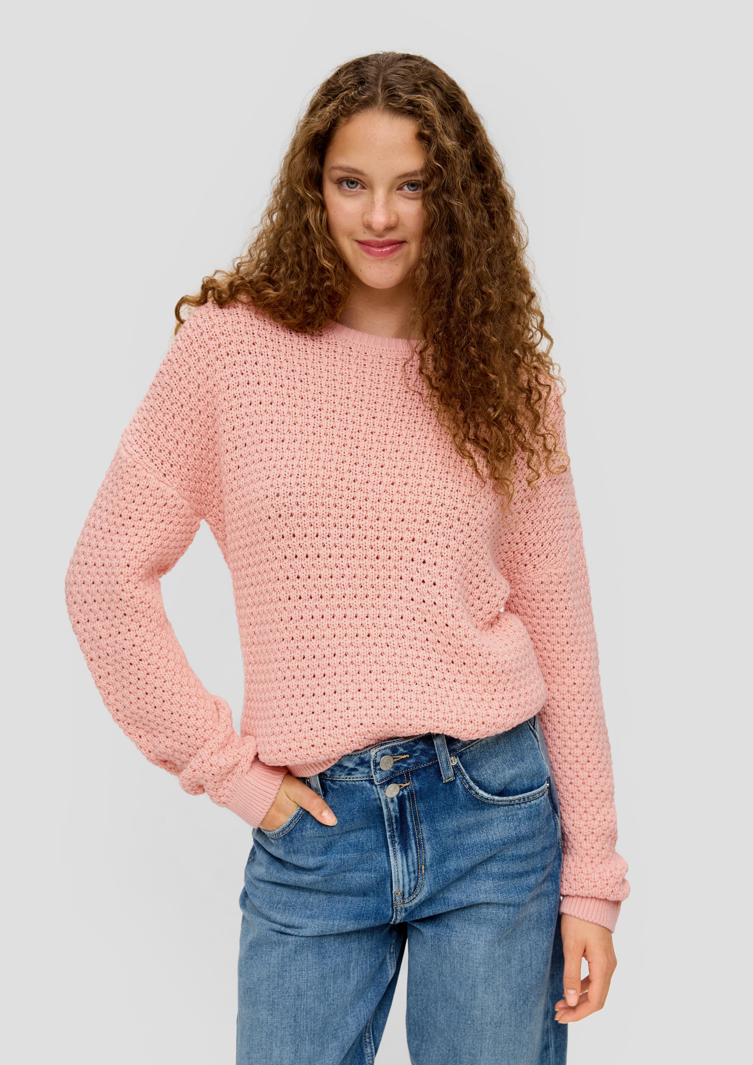 Pullover mit Strickmuster  2138022-2013