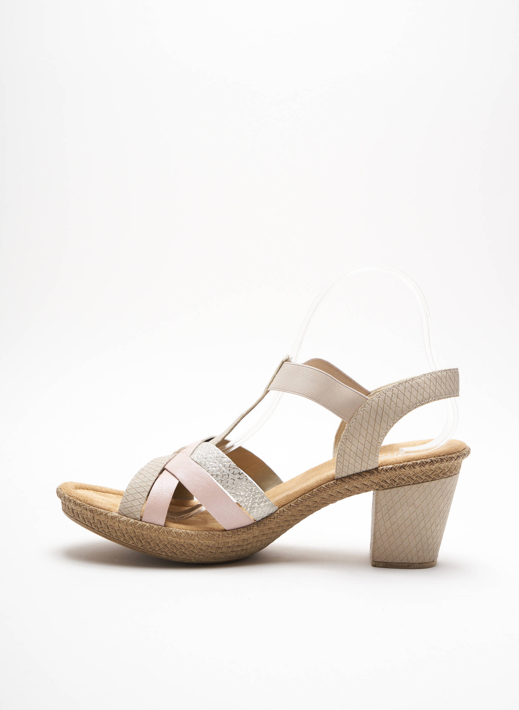Rieker Sandales Nu Pieds Femme couleur beige