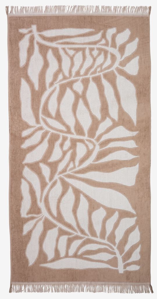 ROSENFORS gold beach towel 80x160cm dark sand