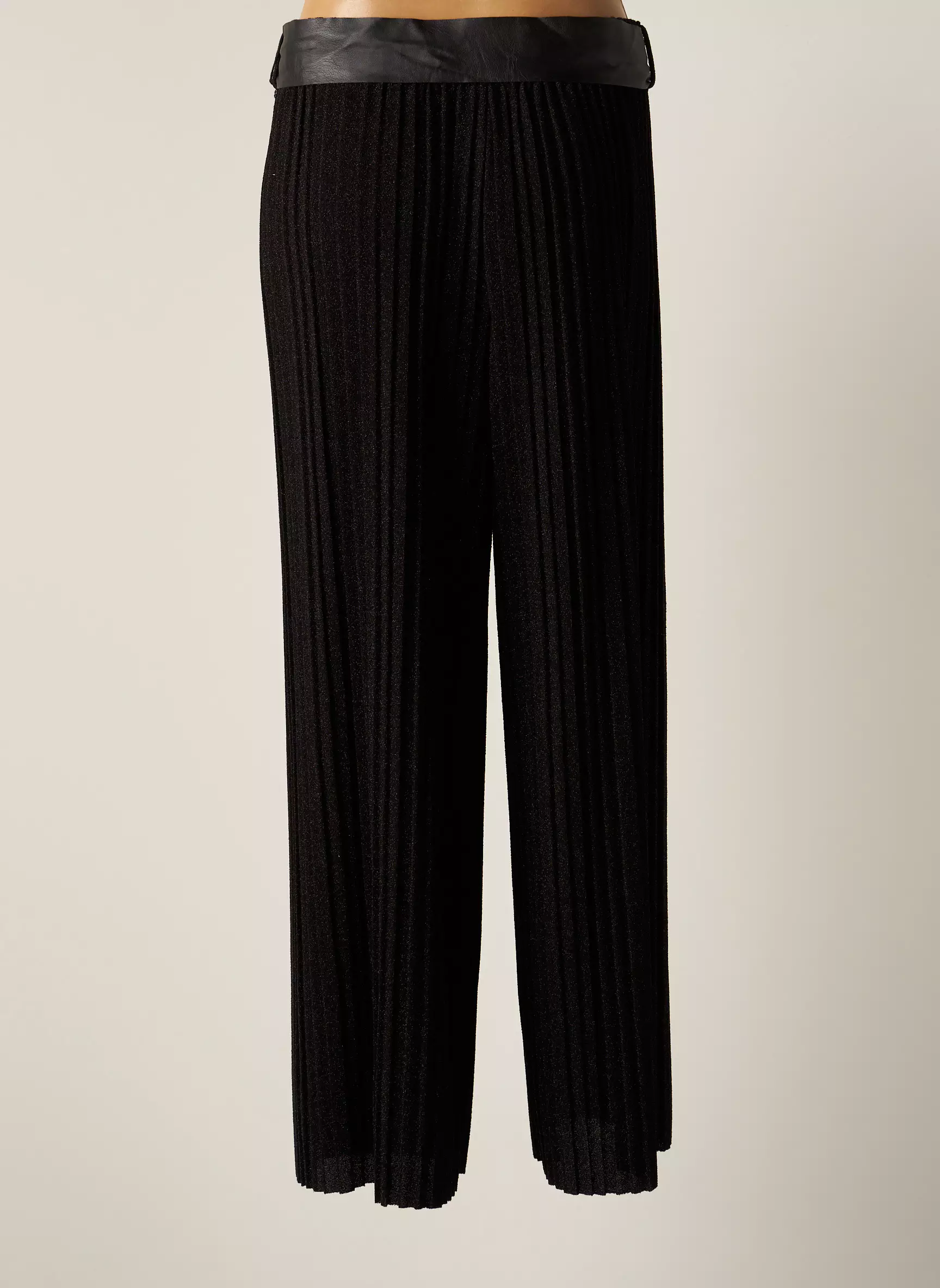 Vegas Pantalons Larges Femme couleur noir