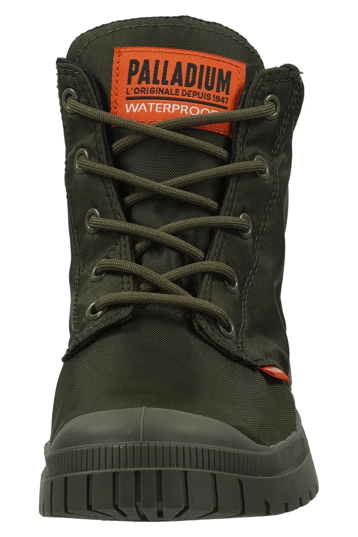 Palladium  Stiefelette - Grün - Blockabsatz