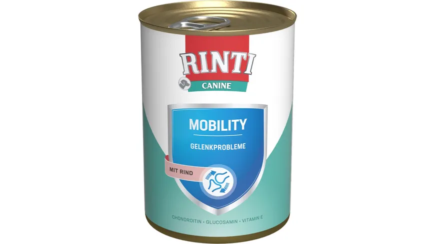 RINTI Hundenassfutter Canine Mobility Rind 400 g