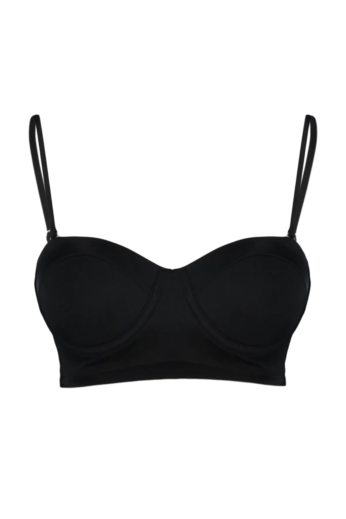 Trendyol Collection  Schwarzes Bügel-Bikinioberteil TBESS21BU0043
