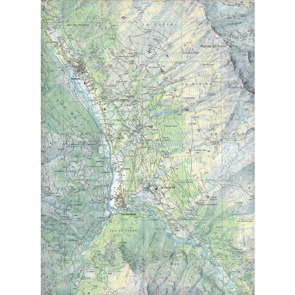 Swisstopo 1 : 25 000 Evolène - Wanderkarte