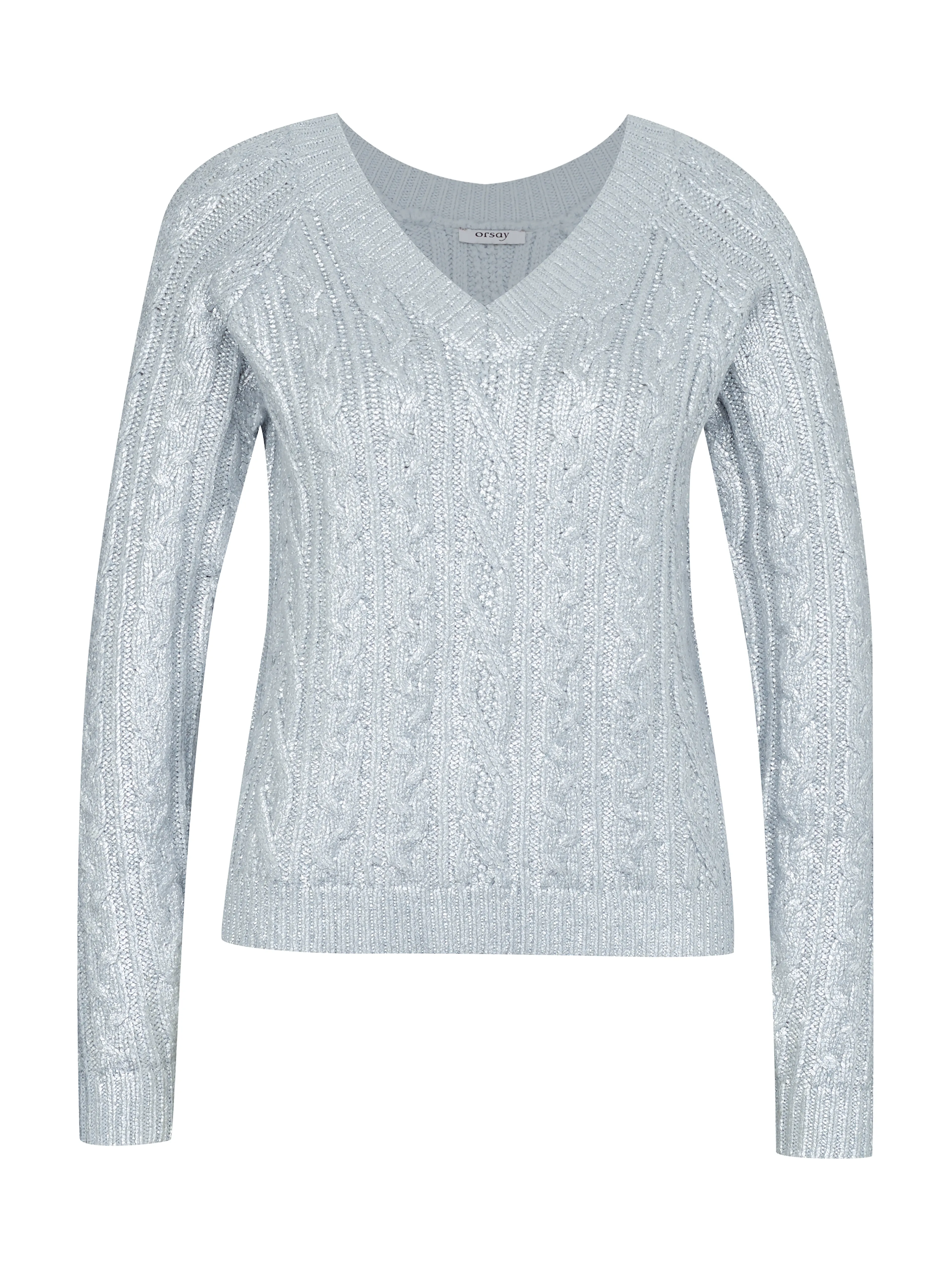 Graues Damen-Kurzarm-T-Shirt ORSAY