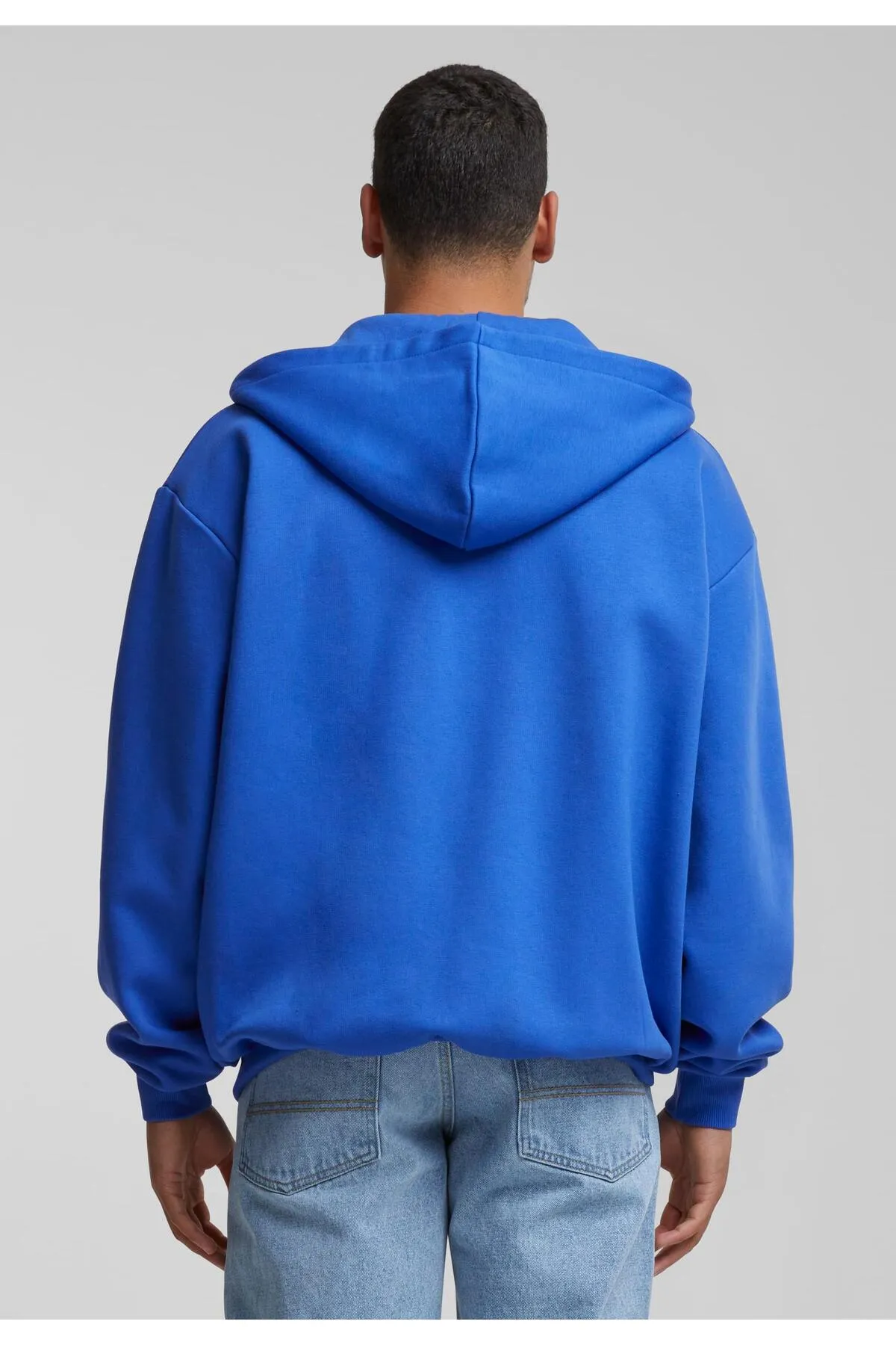 KARL KANI  Unisex KM-ZH011-091-02 KK Chest Signature Essential Zip Hoodie blau