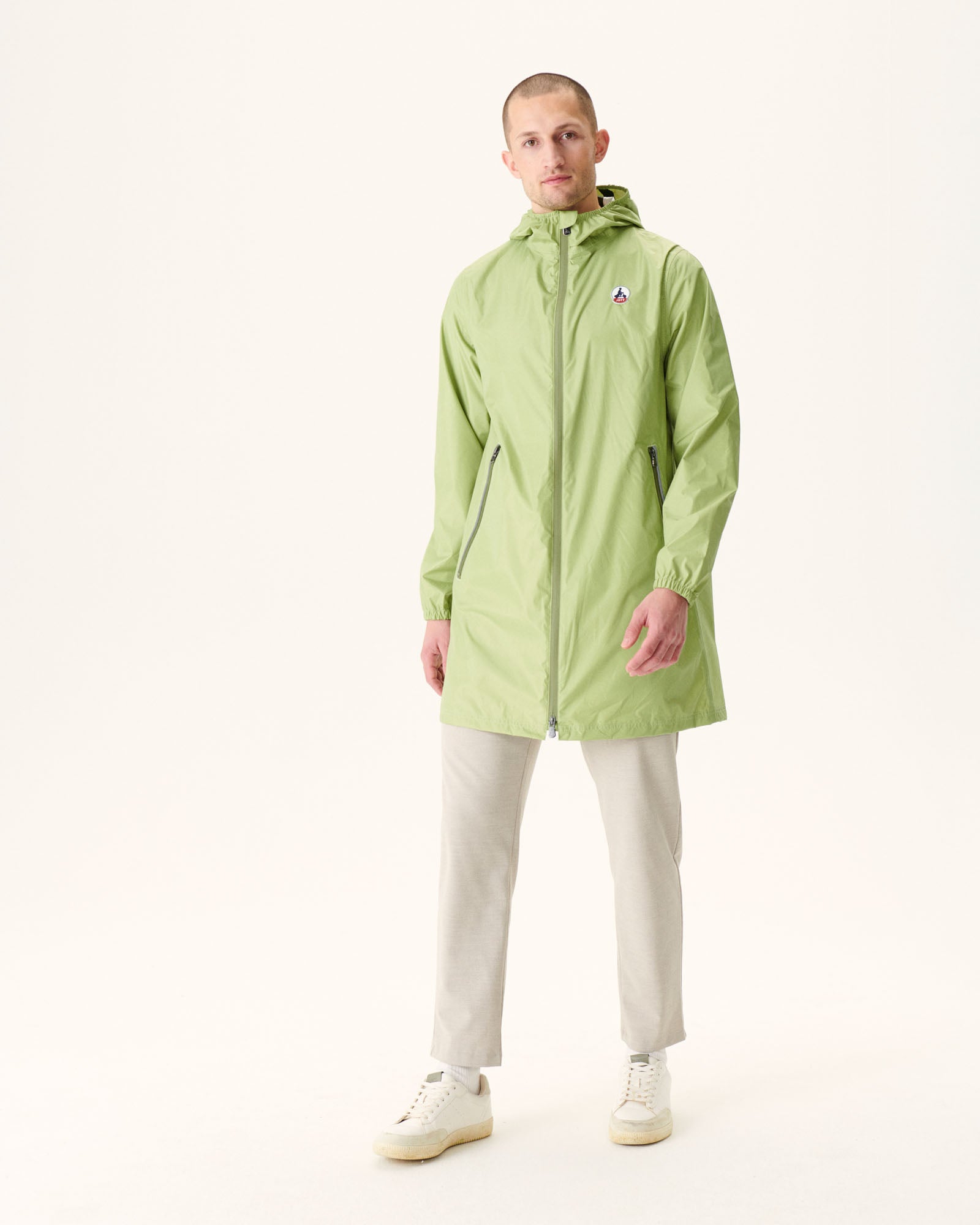 Imperméable long paquetable Kaki clair Stockholm