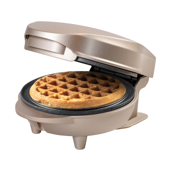 Waffeleisen, rund, kupfer