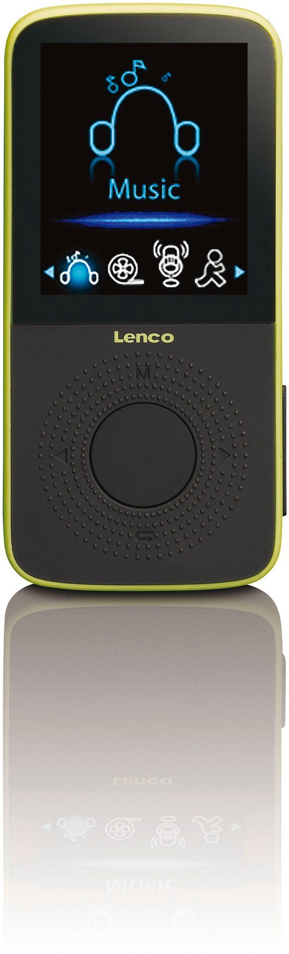 Lenco PODO-153 MP3 Player mit integriertem Schrittzähler MP3-Player (4 GB)