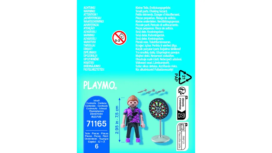 PLAYMOBIL 71165 - Special Plus - Dartspieler