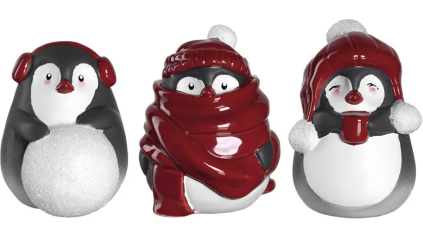 LEONARDO Pinguin Figuren Caldo mehrfarbig