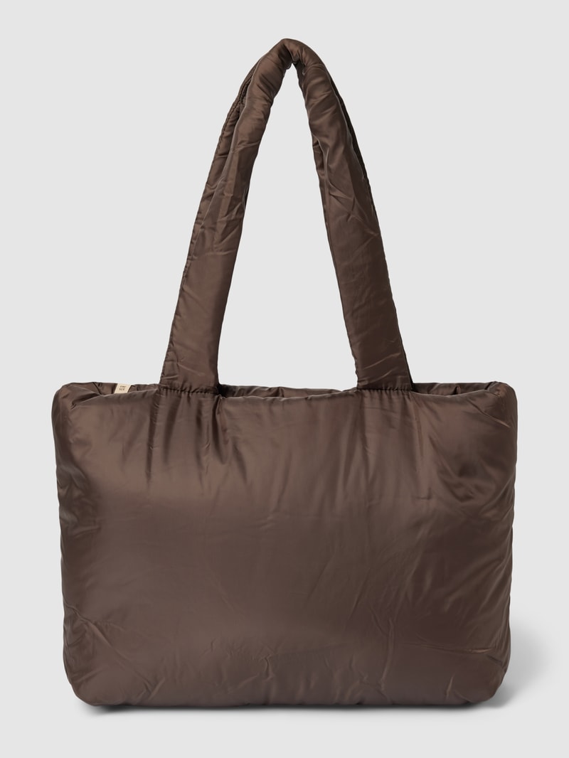 Shopper mit Label-Detail Modell 'Misca' in schlamm