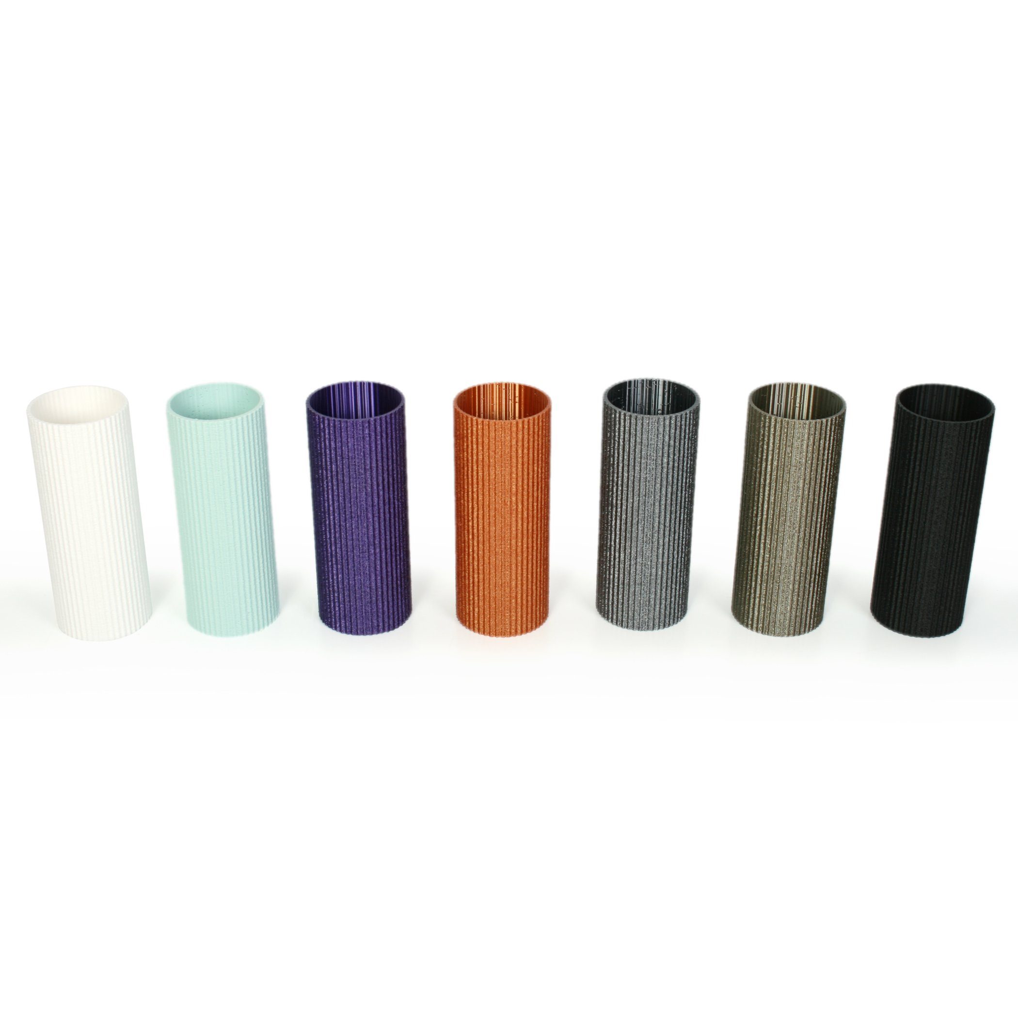 Kreative Feder Dekovase Designer Vase – Dekorative Blumenvase aus Bio-Kunststoff, aus nachwachsenden Rohstoffen; wasserdicht & bruchsicher