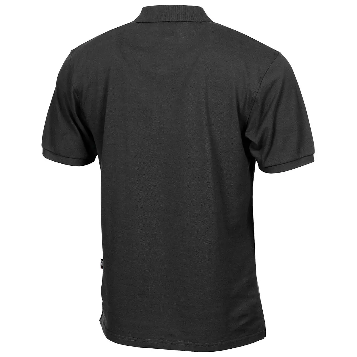 Poloshirt mit Knopfleiste schwarz