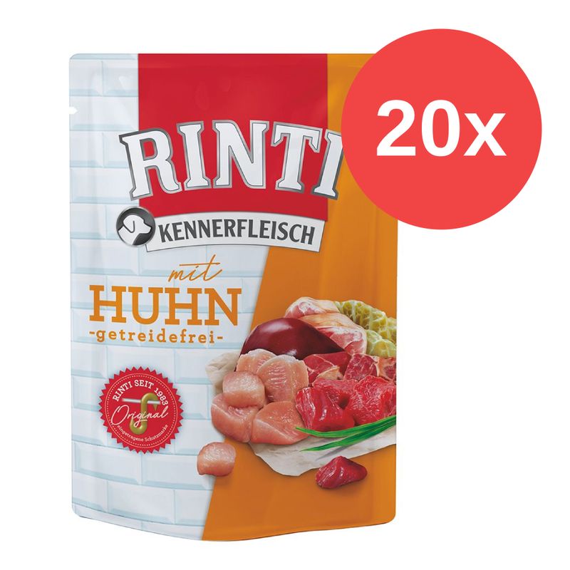 Sparpaket RINTI Kennerfleisch Pouches 20 x 400 g