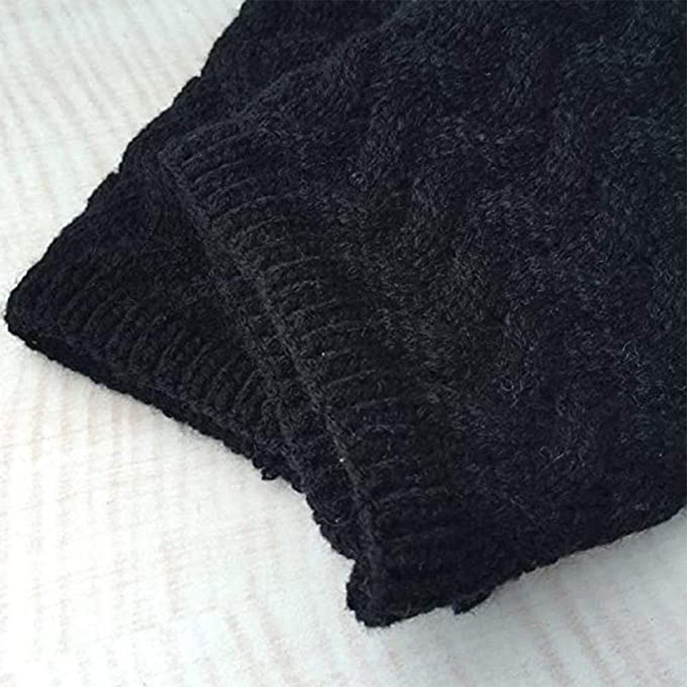Opspring Beinstulpen 4 Paar Stiefelsocken,gestrickt Stiefelsocken, kurze Beinstulpen (8-St)