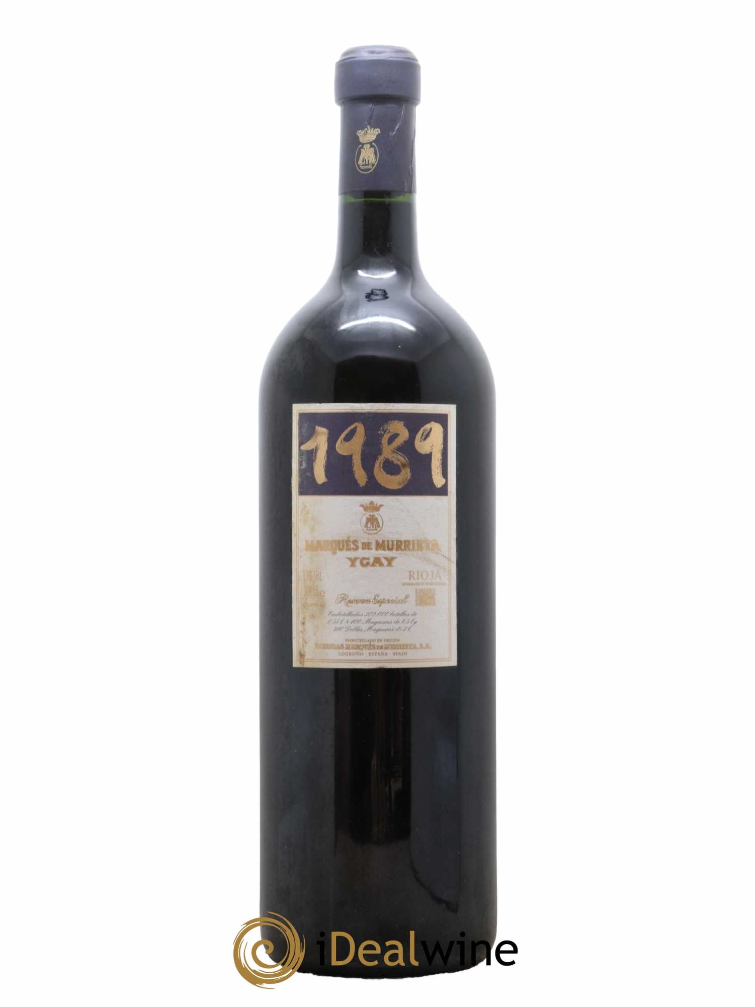Rioja DOCa Castillo Ygay Reserva Especial Marqués de Murrieta  1989 - Lot de 1 Double-magnum