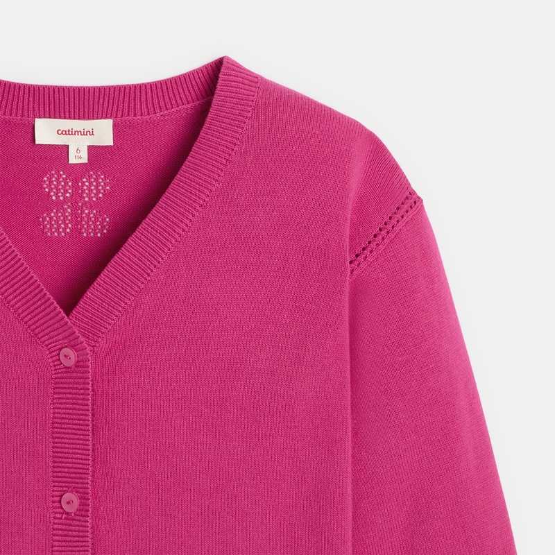 Cardigan fille rose Catimini