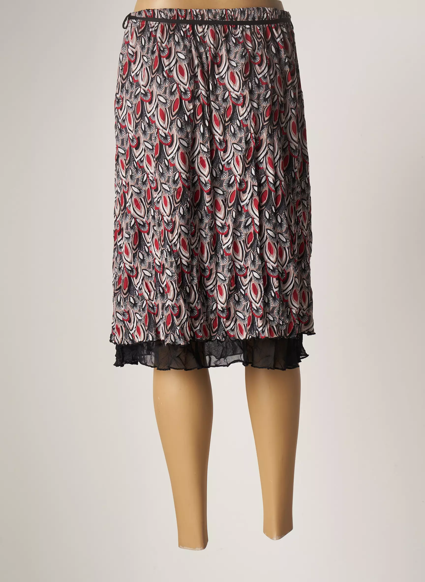 Griffon Jupes Mi Longues Femme couleur noir