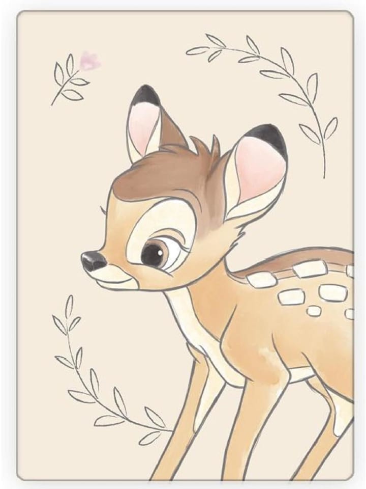 Disney Disney Bambi Fleecedecke Schmusedecke Kuscheldecke 100 x 140 cm günstig kaufen onesize