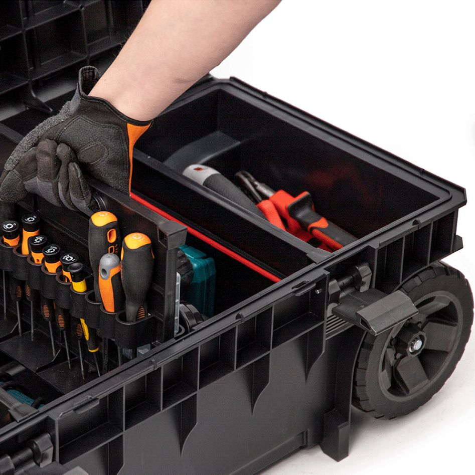 QBrick SKRWQLTCZAPG001 System ONE Dłuższy wózek Techniek 800x400x330