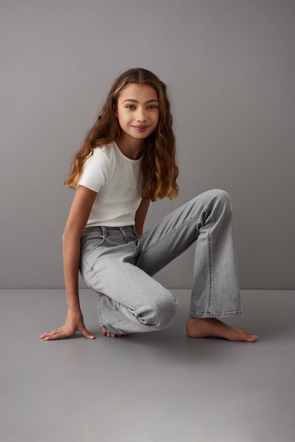 Low waist flare jeans
