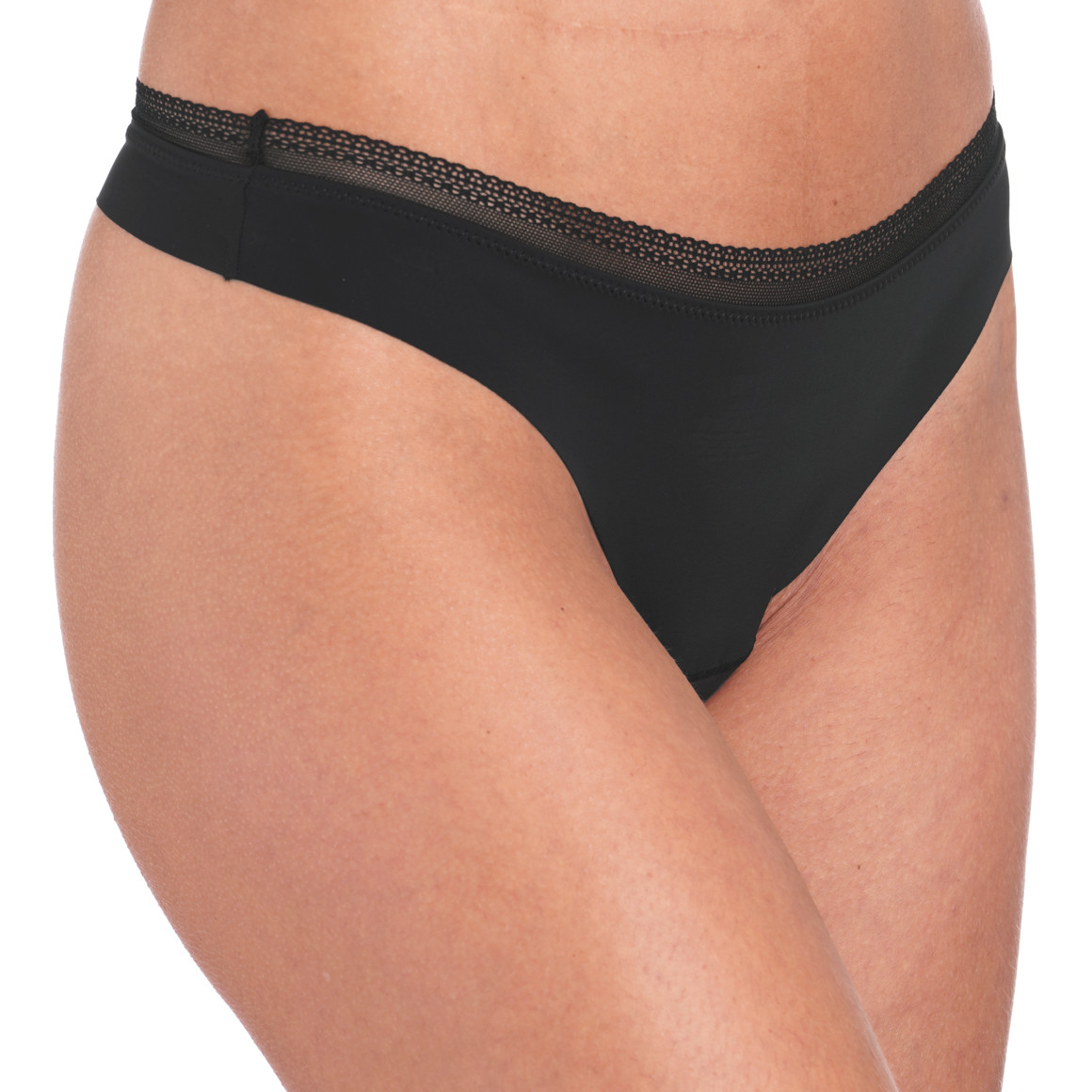 2 Damen Seamless-Strings mit Spitze