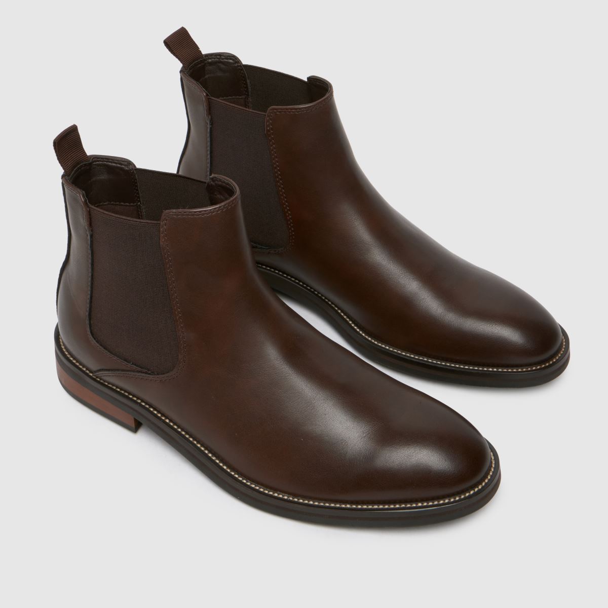 Schuh Damon Chelsea-stövlar i brunt