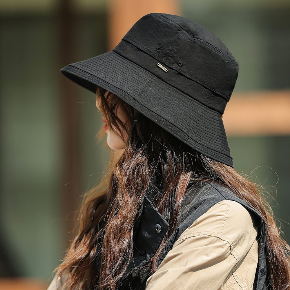 HutWorld Fischerhut Fischerhut lustig Unisex Fischerhut Damen (UV-Schutz-Sonnenhut für den Außenbereich, 1-St., Bucket Hat Tragbar Faltbar Sonnenhut) Herren Anglerhut Schnell Trocken