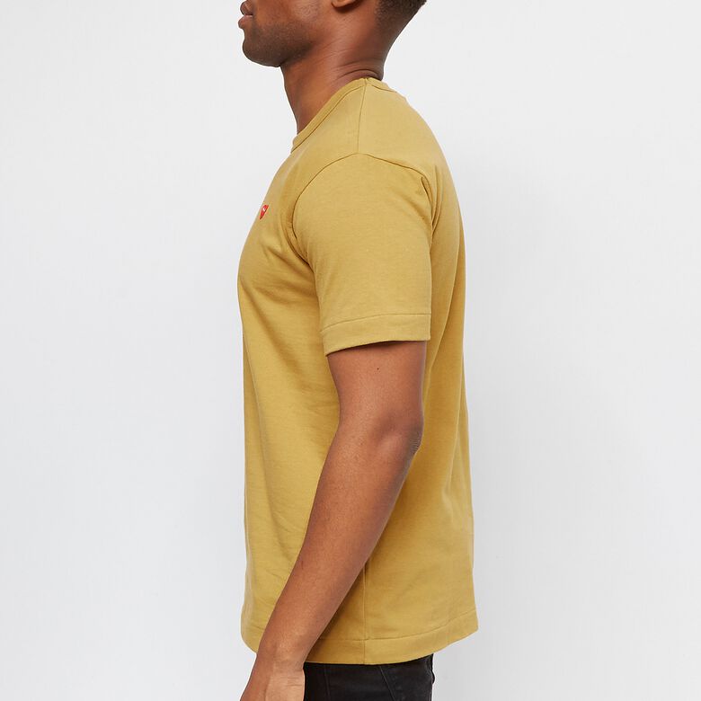 Comme des Garcons Play Red Heart T-Shirt olive