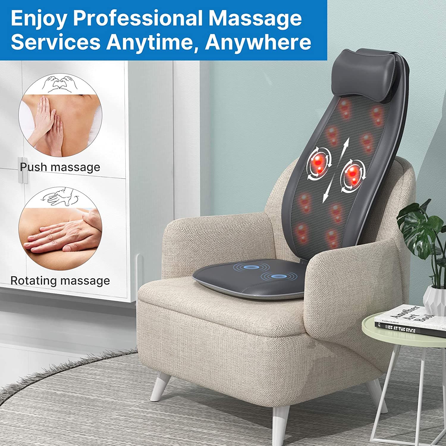 Rückenmassagegerät S-Form Shiatsu-Massageauflage