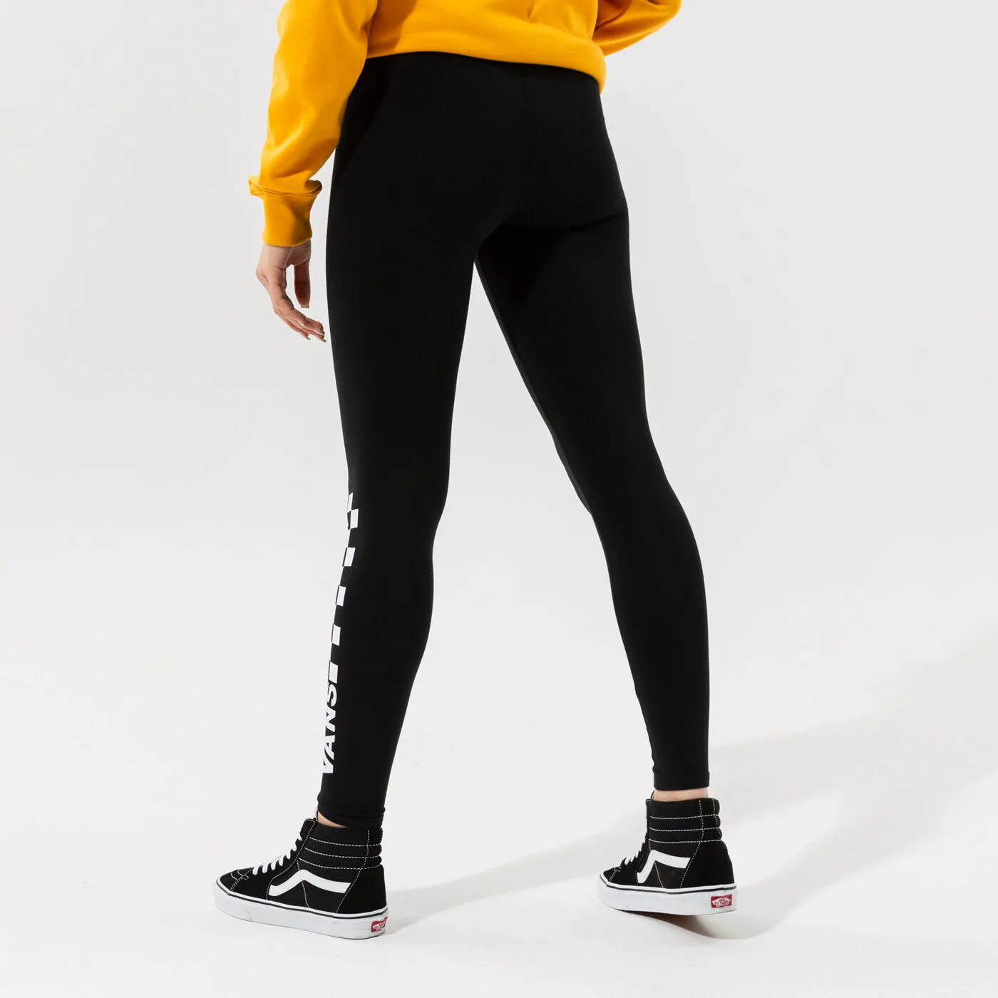 VANS LEGGINGS CHECKERBOARD Schwarz