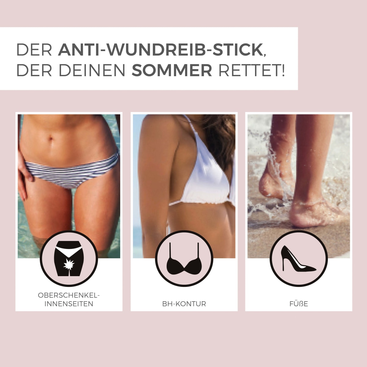 Anti-Wundreib Stick mit Mandel- & Kokosöl, 25 g