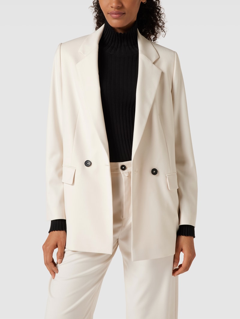 Blazer mit Reverskragen Modell 'WARDLOW' in ecru
