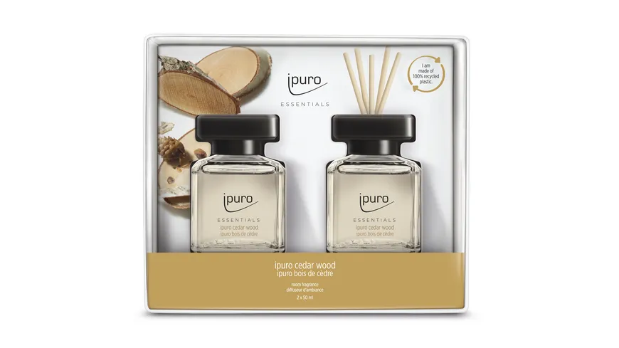 ipuro Essentials Cedar Wood Geschenkpackung 100 ml