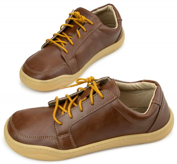 ZeaZoo ~ Husky LowCut Schnürschuh vegan ~ Braun