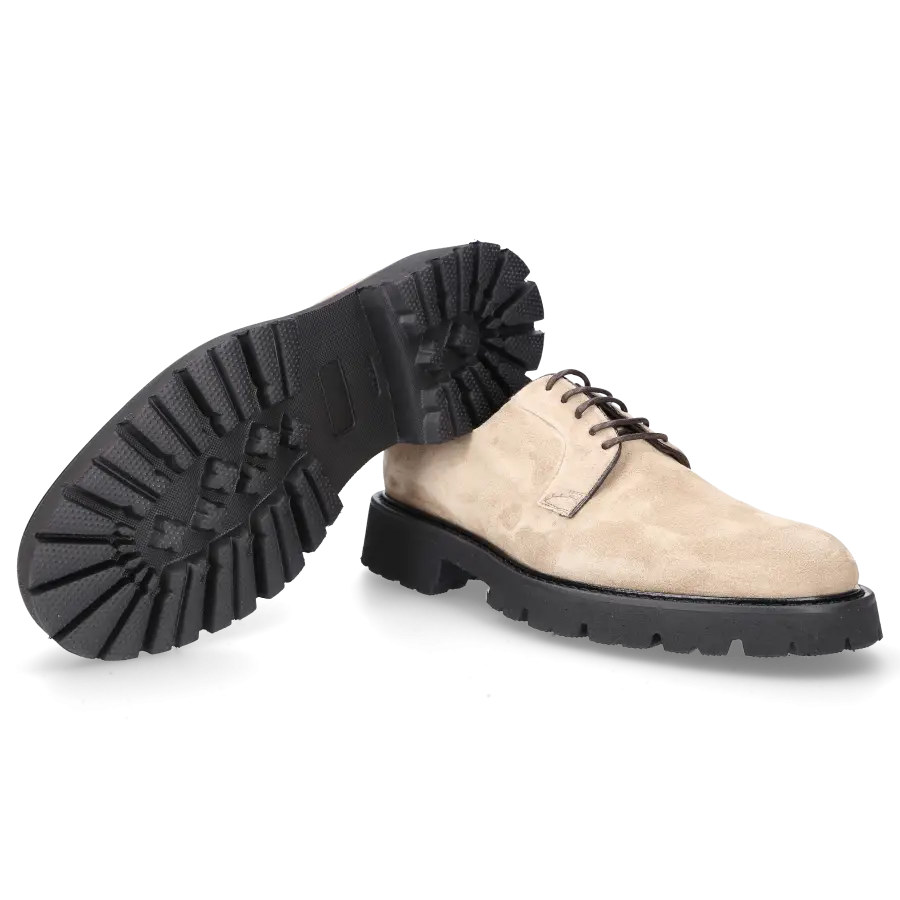 EN AVANT - Schnürschuhe 470-01 Veloursleder - beige