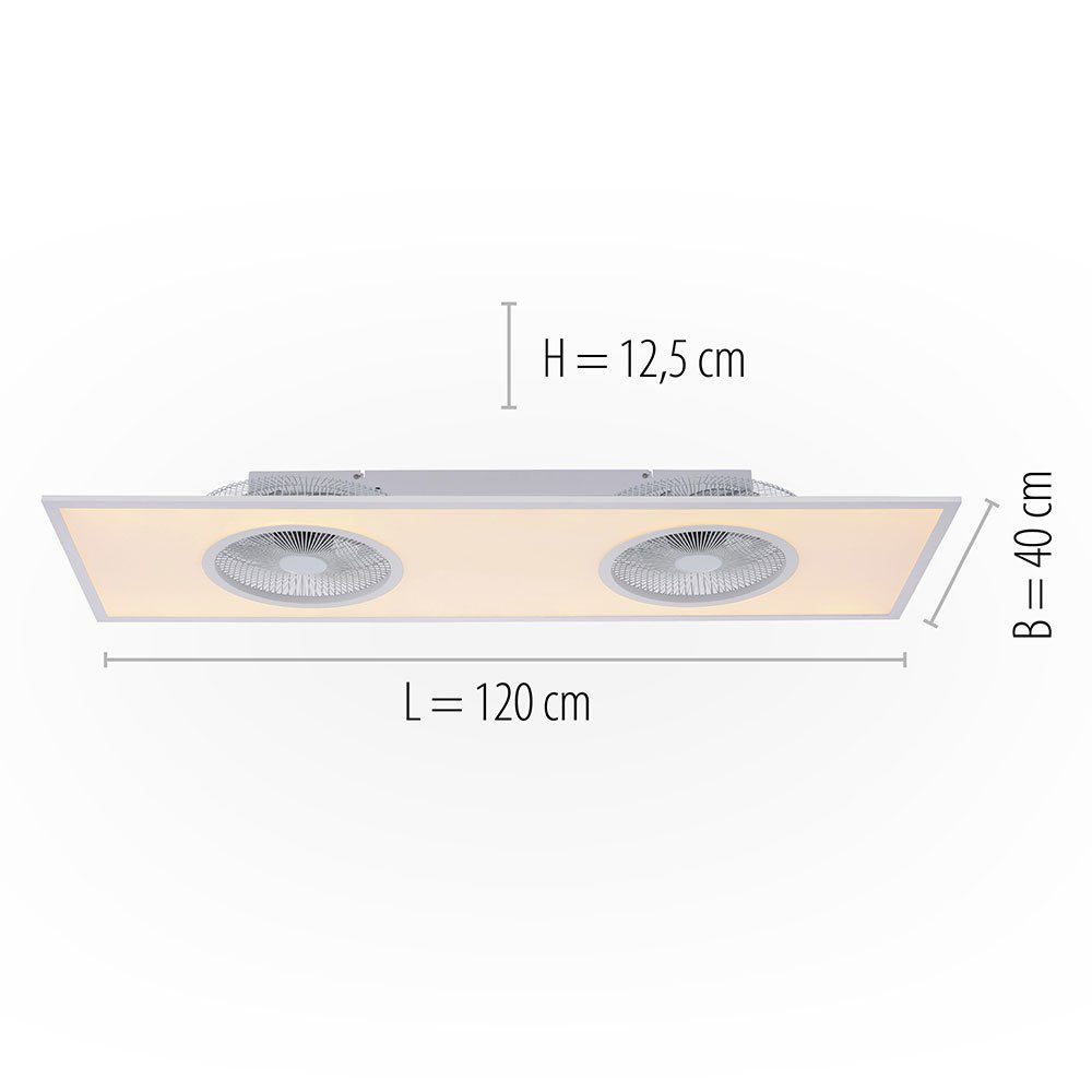 etc-shop Deckenventilator, Deckenventilator mit Beleuchtung