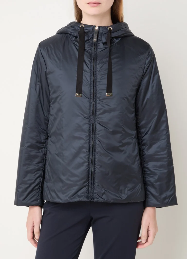 MaxMara Greenh padded jacket with side pockets