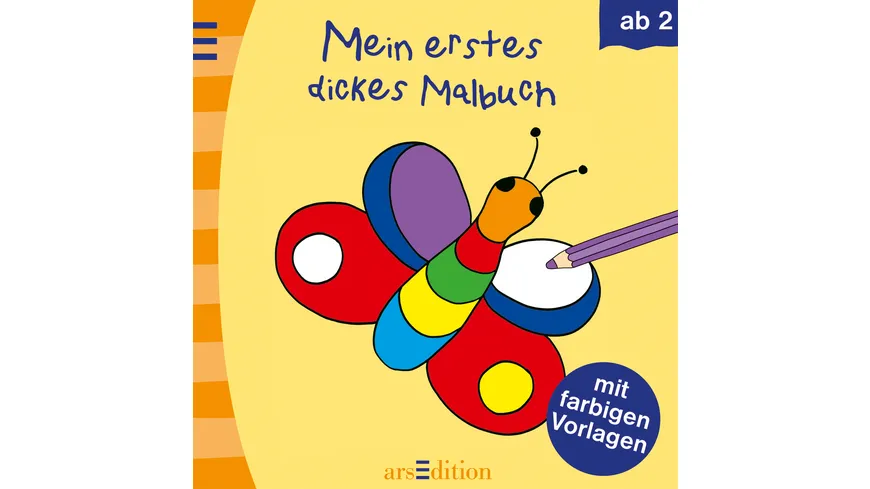 Buch - Ars edition - Mein erstes dickes Malbuch