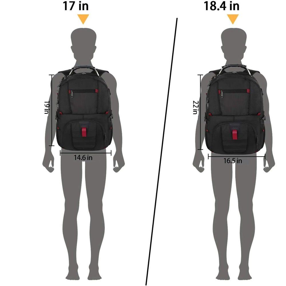 JedBesetzt Reiserucksack Reise-Rucksack, Laptop-Rucksäcke für Männer Frauen, wasserdicht