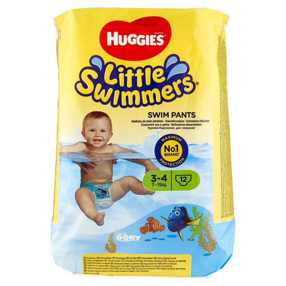 Huggies Little Swimmers 4 пелене за воду 12 ком.