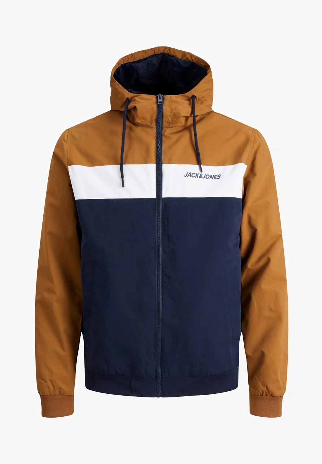 Jack & Jones JJERUSH BLOCKING HOOD - Chaqueta ligera