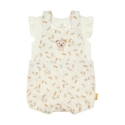 Set Hose + T-Shirt kurzarm, beige für Mädchen